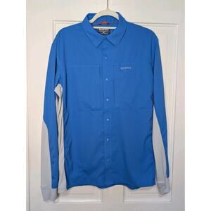 Simms Intruder BiComp Long Sleeve Fishing Shirt Men's M Performance (945)